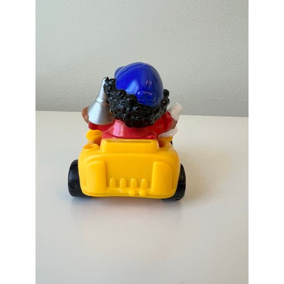 Fisher-Price Little People Auto Mechanic Worker 2006 Yellow Vehicle Toy 2002 - Picture 4 of 11